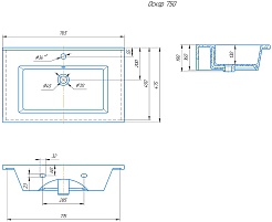 Misty Мебель для ванной Дива 75 L белая – фотография-10